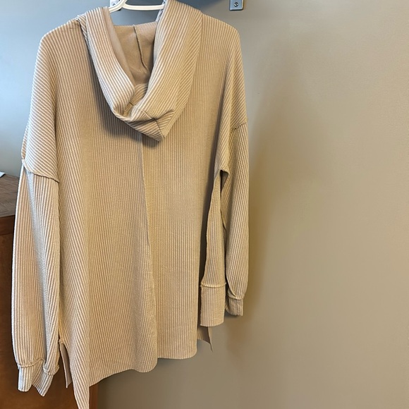 Haptics Mona Hoodie in Taupe - Picture 2 of 4